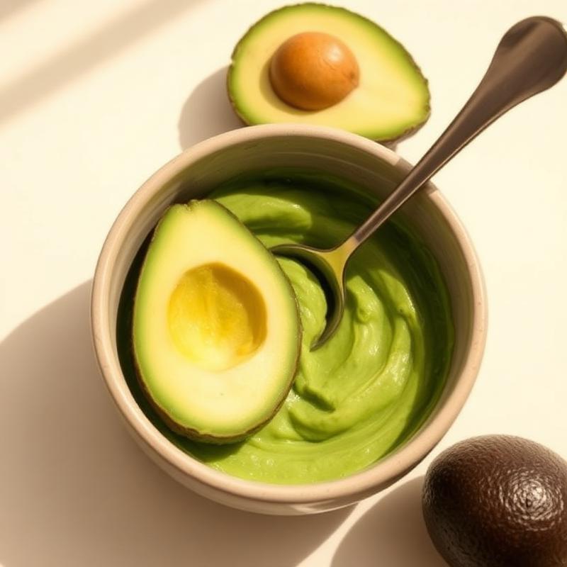 Máscara nutritiva de abacate